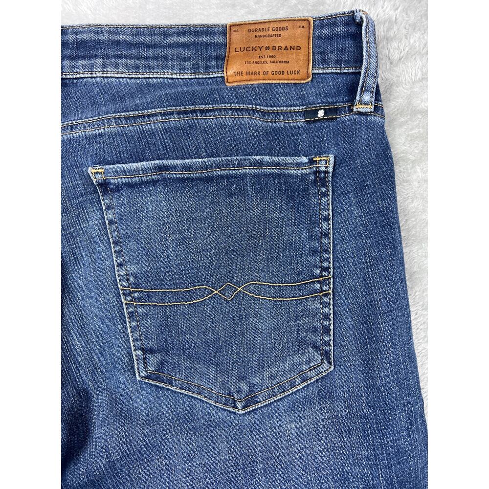Lucky Brand Sweet Straight Low Rise Jeans 12/31 Classic Americana Denim Indie - Picture 5 of 8